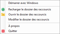 Menu contextuel